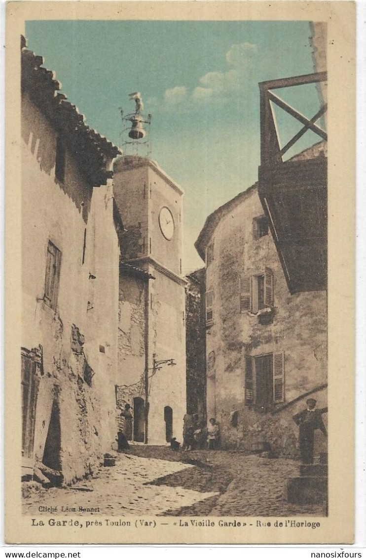 D 83.  LA GARDE.  LA RUE DE L HORLOGE - La Garde