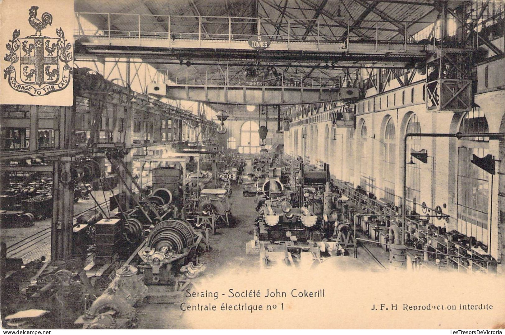 BELGIQUE - SERAING - Société John Cockerill - Centrale électrique - Carte Postale Ancienne - Seraing