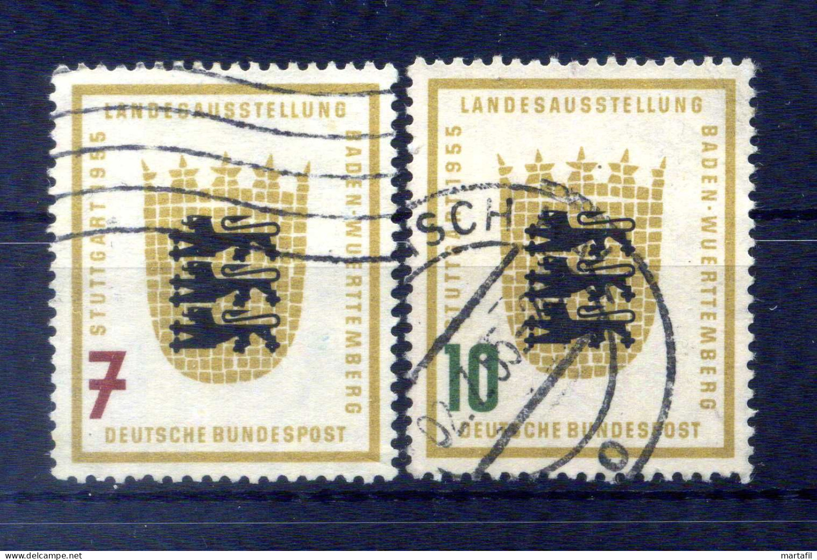 1955 Germania Repubblica Federale Tedesca RFT SET USATO - Gebraucht