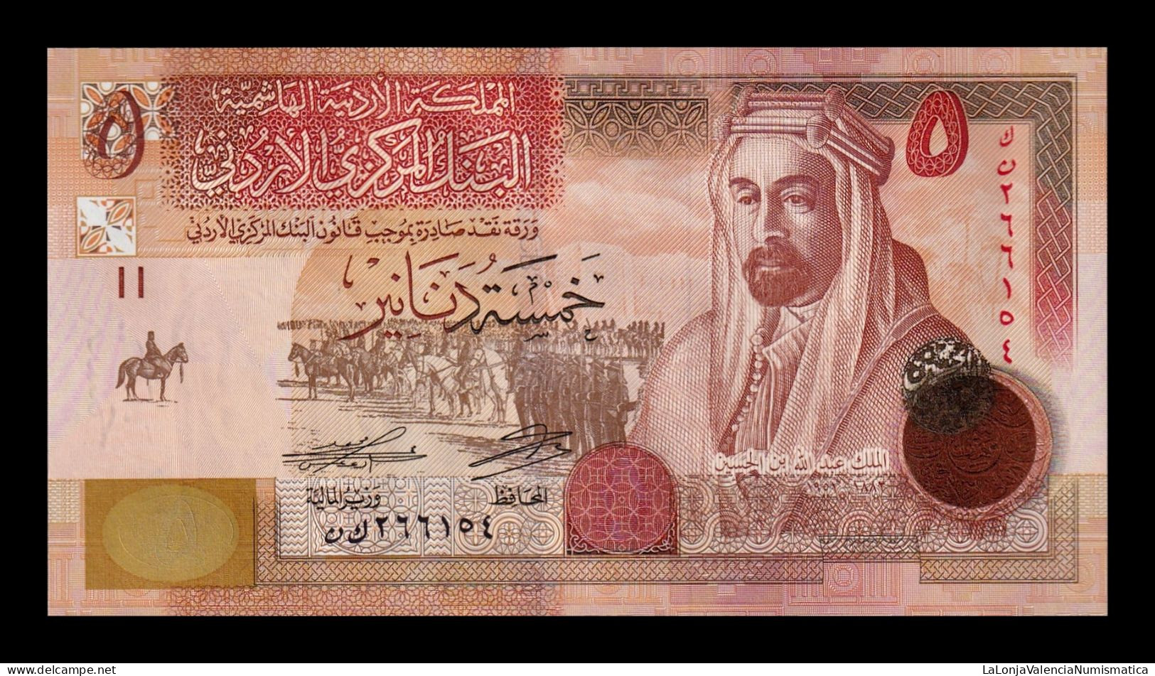 Jordania Jordan 5 Dinars 2020 Pick 35j Sc Unc - Jordanien