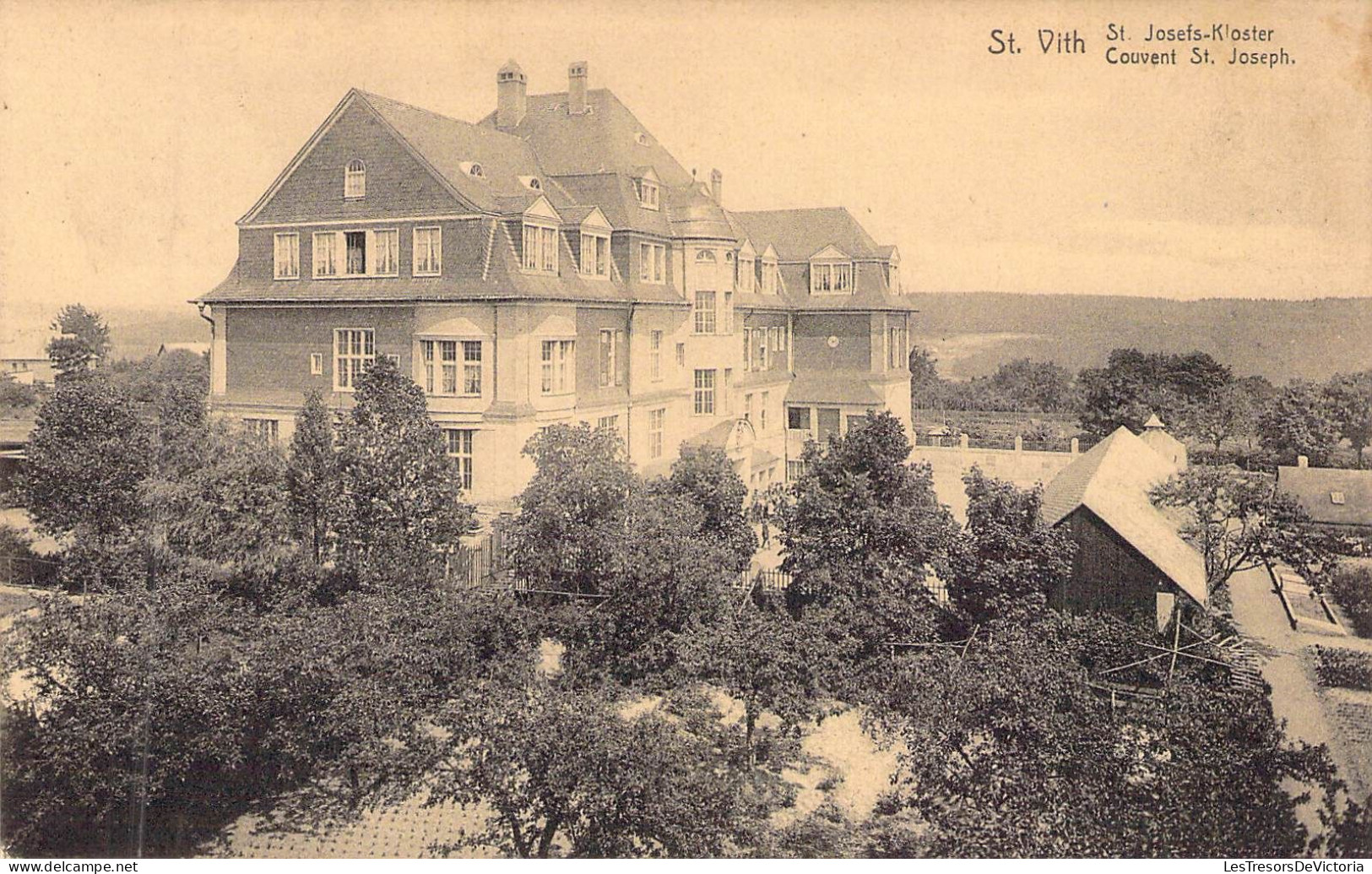 BELGIQUE - ST VITH - St Josepfs Kloster - Couvent St Joseph - Edit X Delputz -  Carte Postale Ancienne - Saint-Vith - Sankt Vith