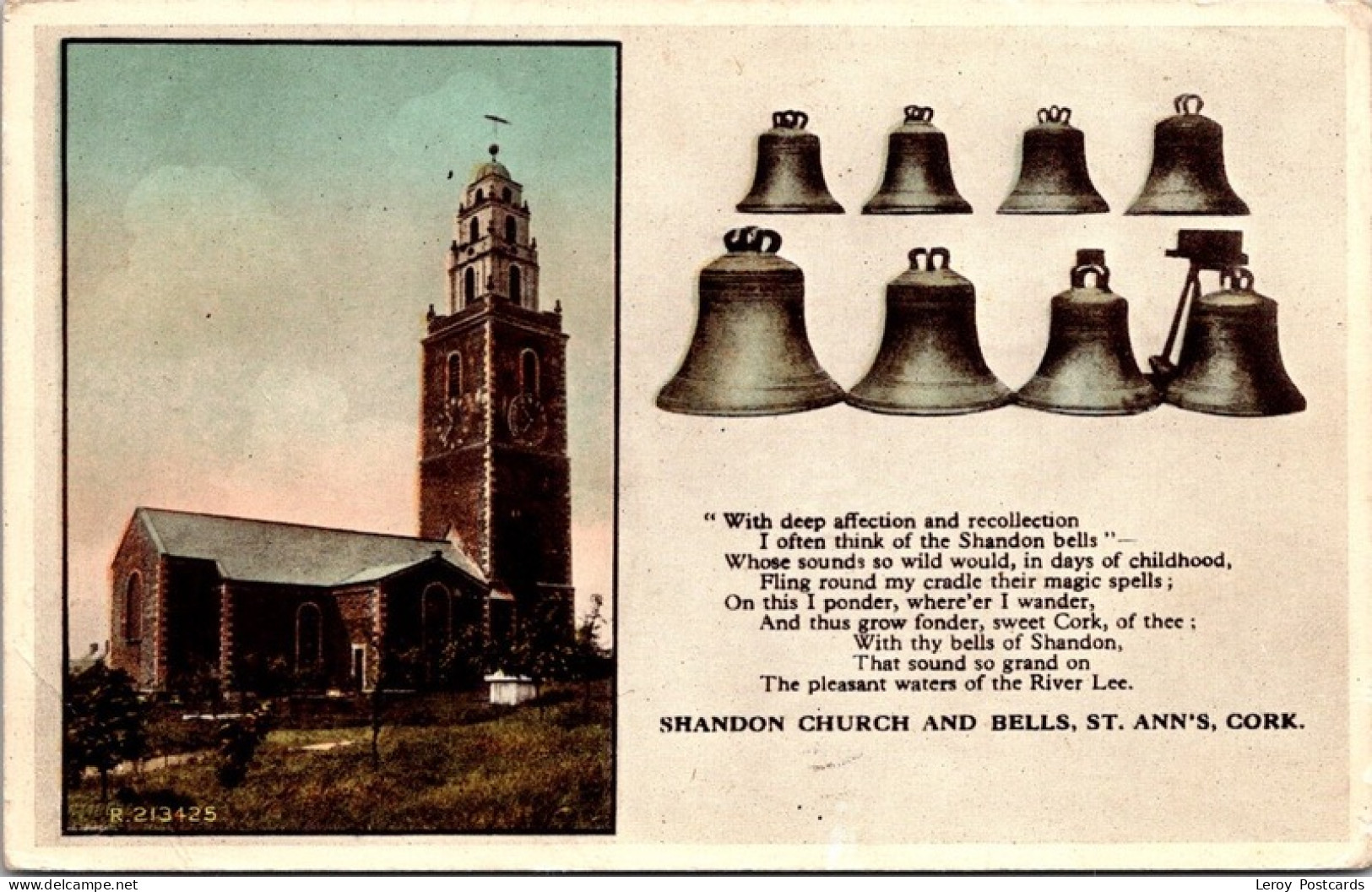 Shandon Church And Bells, St Ann’s, Cork, Ireland 1947 - Cork