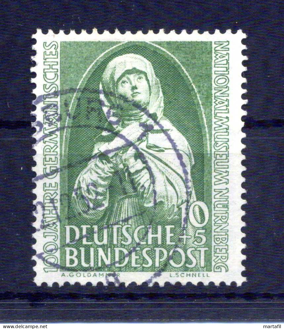 1952 Germania Repubblica Federale Tedesca RFT SET USATO 38 Museo Nazionale Di Norimberga - Used Stamps