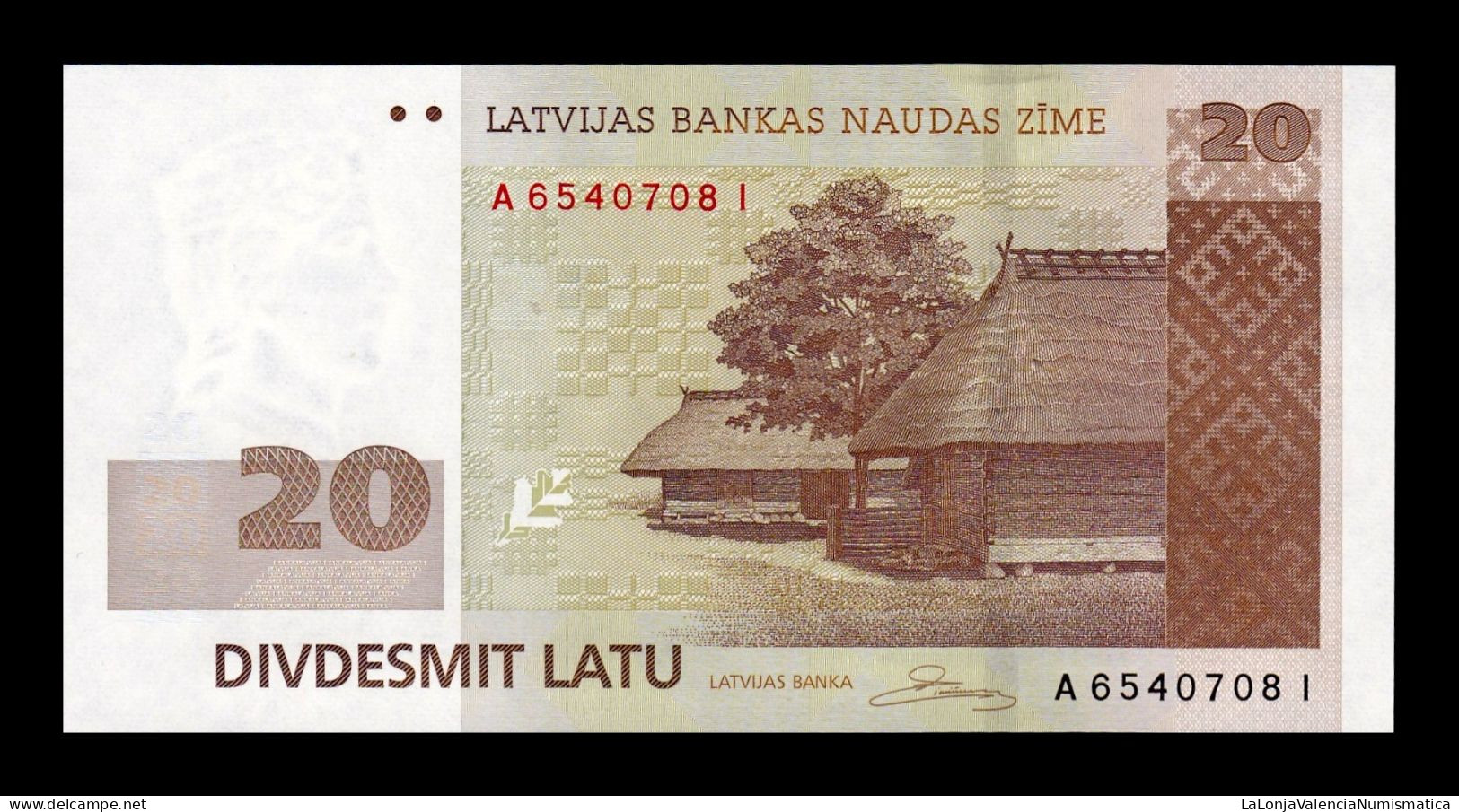 Letonia Latvia 20 Latu 2009 Pick 55b Sc Unc - Latvia