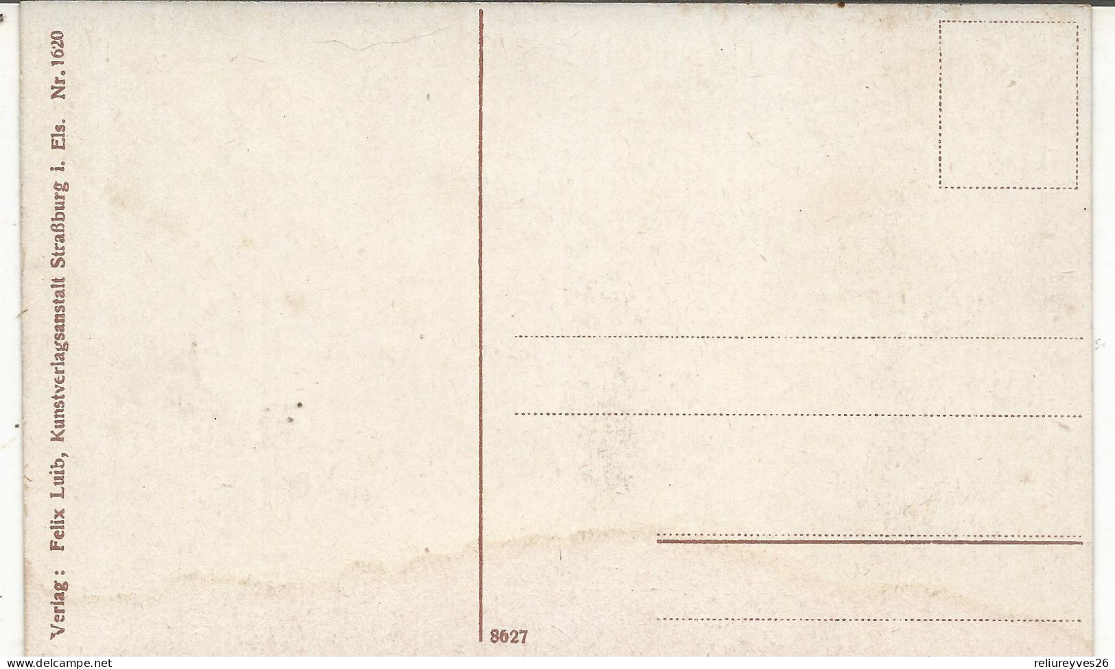 CPA ,Allemagne , N°1620, Hagenau , Landweg  ,Ed. F. Luib - Zonder Classificatie