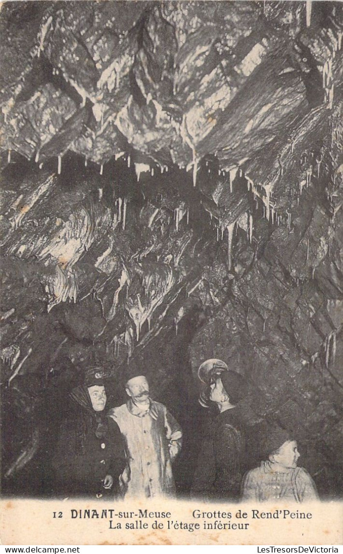 BELGIQUE - DINANT - Grottes De Rend'Peine - La Salle De L'étage Inférieur - Carte Postale Ancienne - Dinant