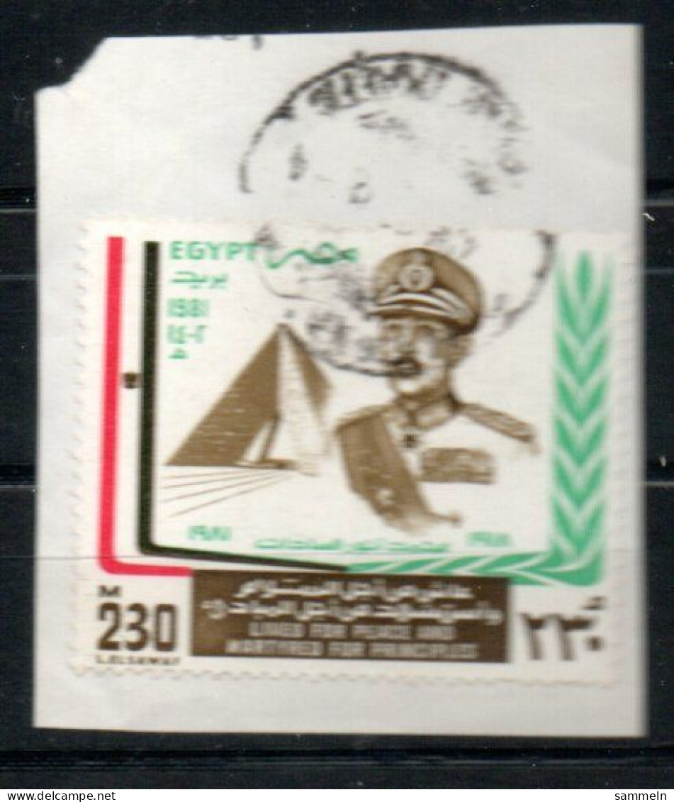 Ägypten 1389 Canc Briefstück Sadat - EGYPT / EGYPTE - Used Stamps