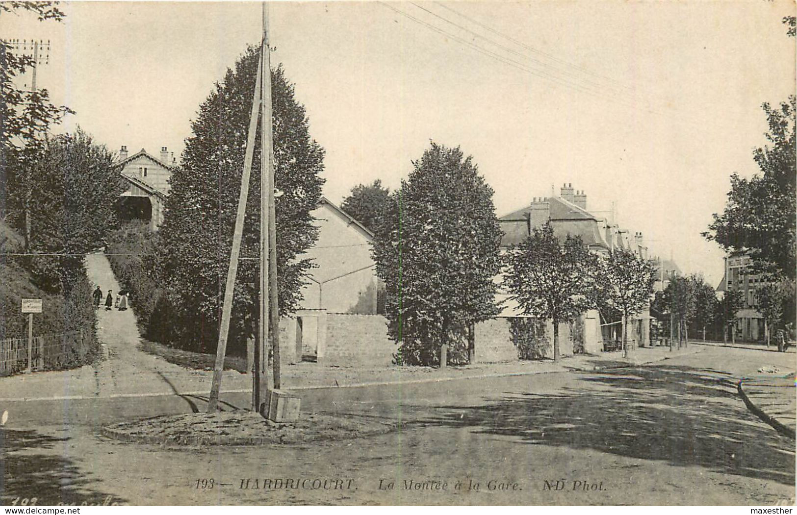 HARDRICOURT La Montée De La Gare - Hardricourt