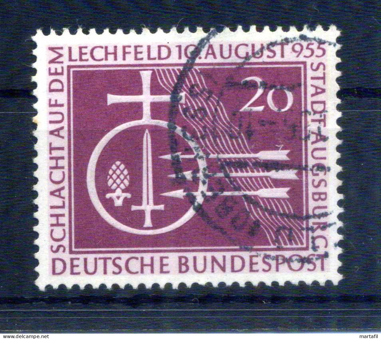 1955 Germania Repubblica Federale Tedesca RFT SET USATO - Gebruikt
