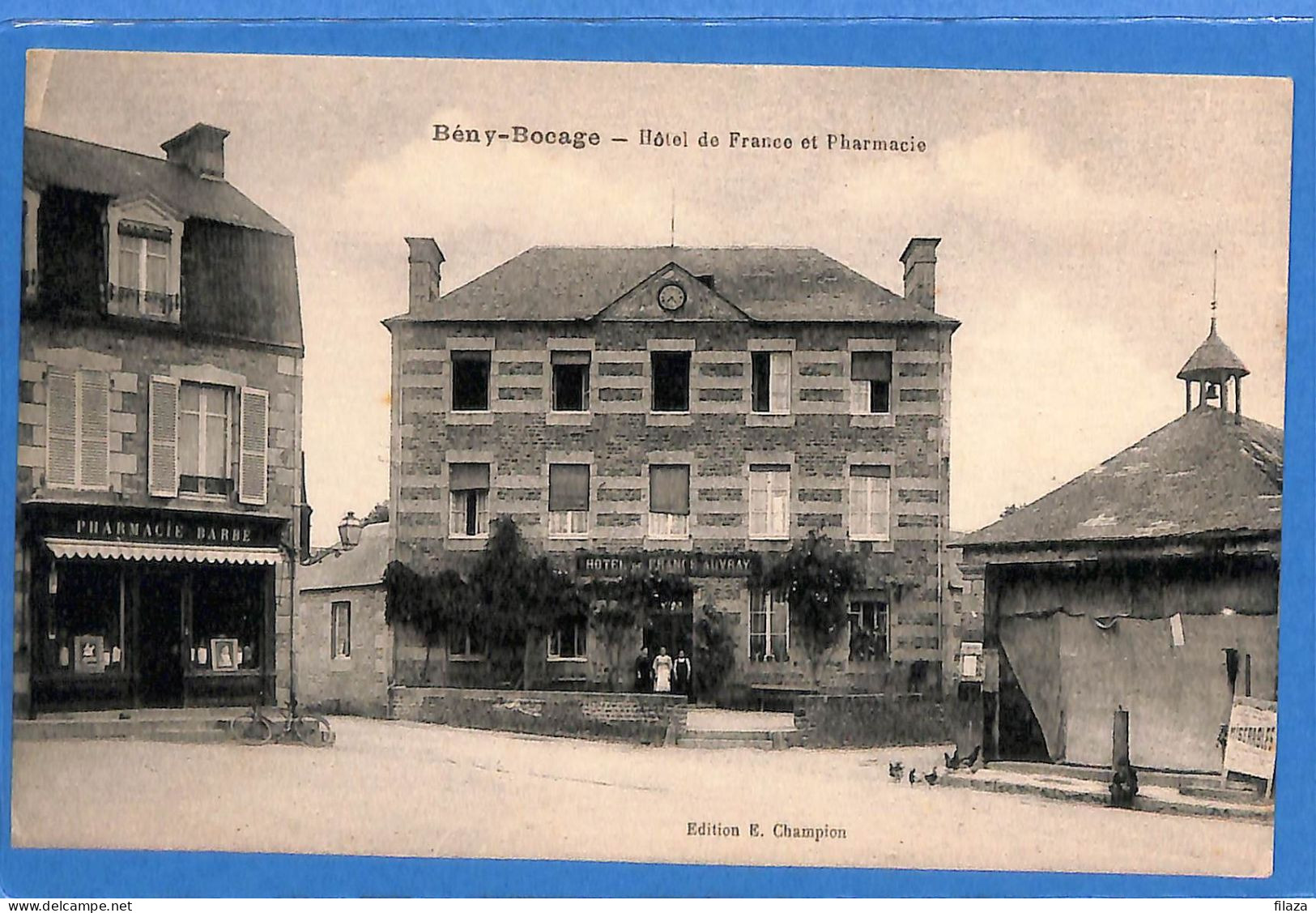 13 -  Bouches-du-Rhône - Beny Bocage - Hotel De France Et Pharmacie (N12801) - Altri & Non Classificati