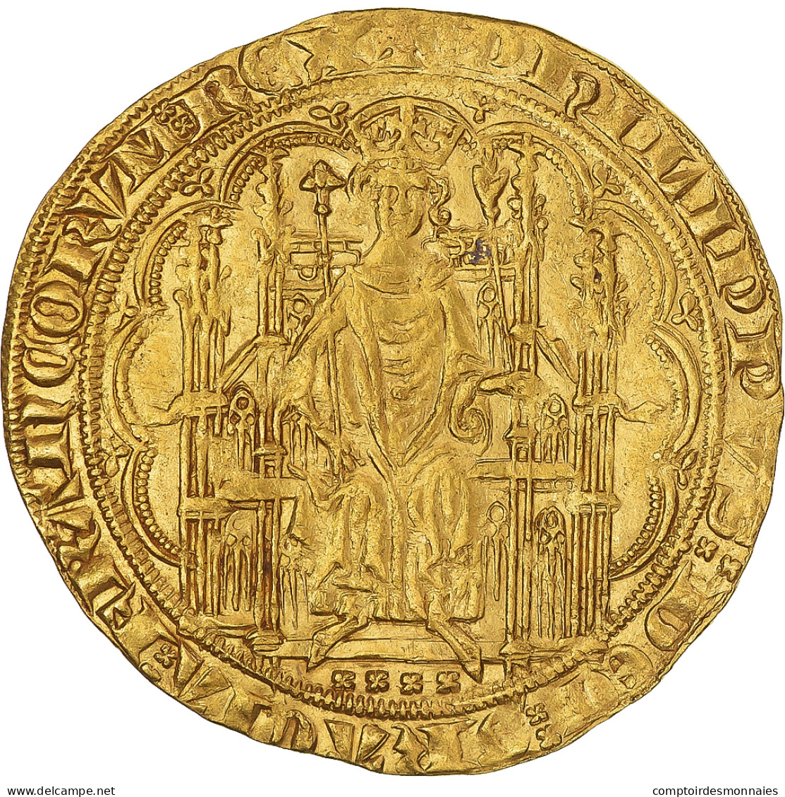 Monnaie, France, Philippe VI, Chaise D'or, SUP, Or, Duplessy:258 - 1328-1350 Felipe VI