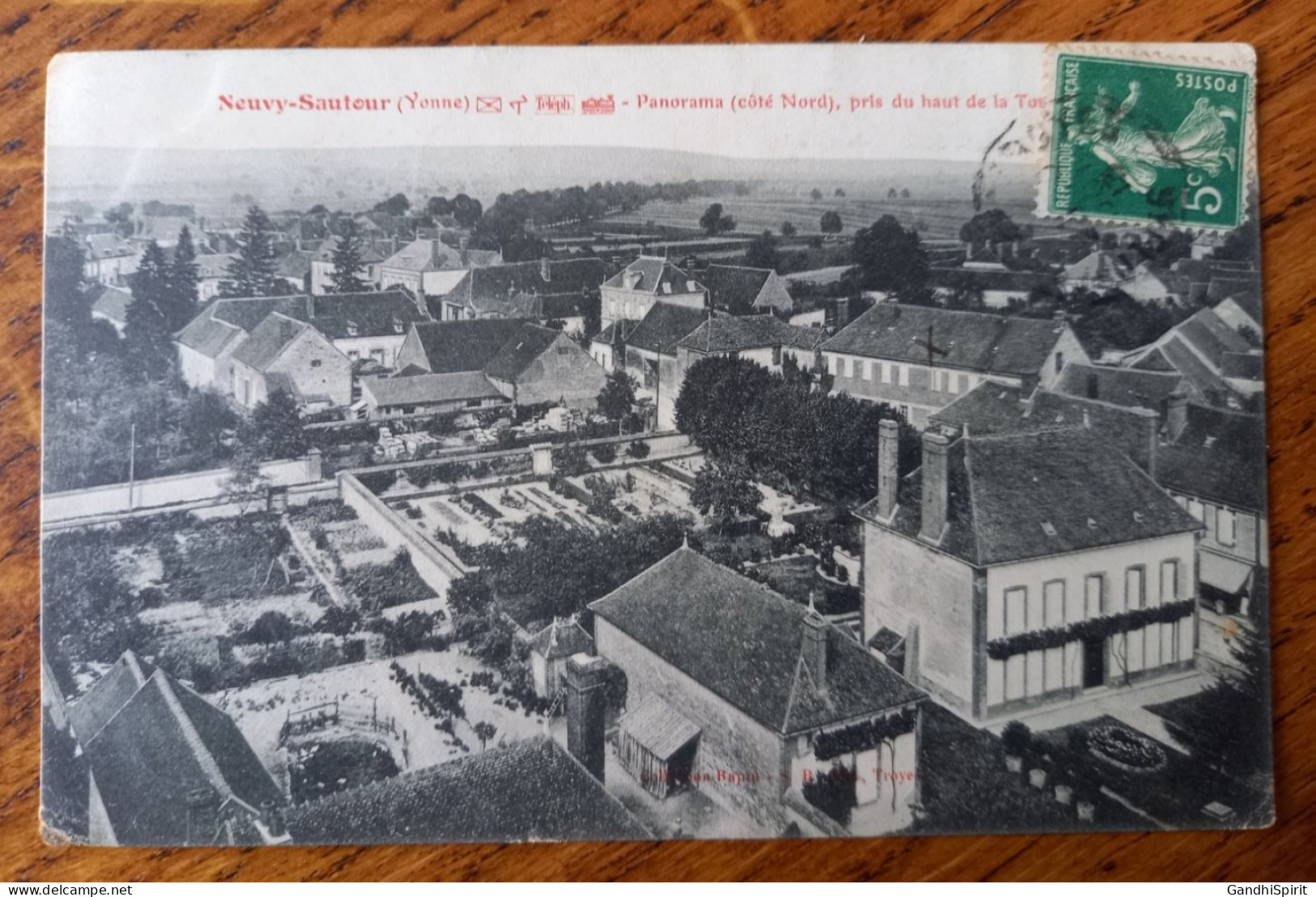 Neuvy Sautour - Panorama (coté Nord), Pris Du Haut De La Tour - Neuvy Sautour