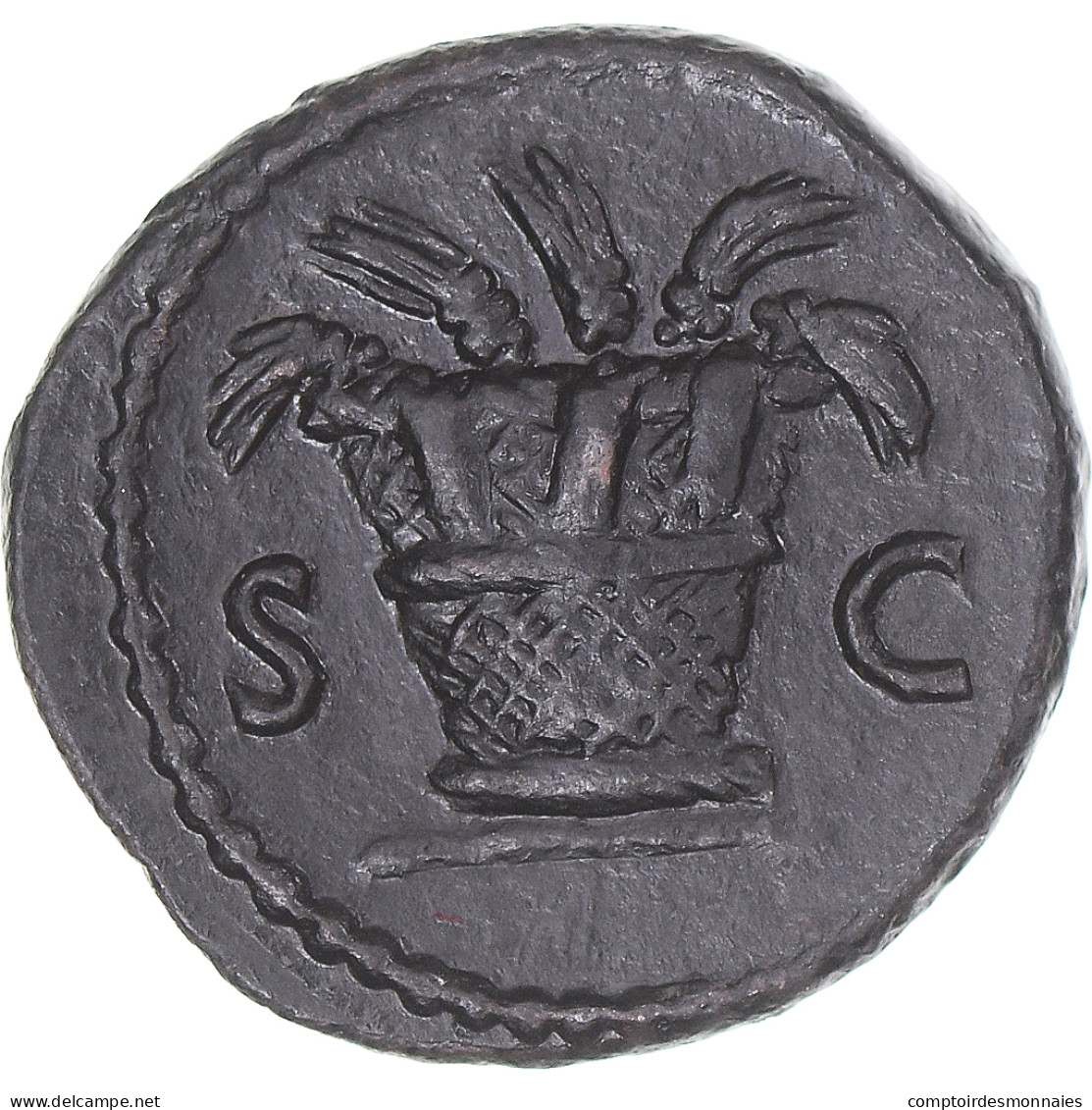 Monnaie, Domitien, Quadrans, 85, Rome, TTB+, Bronze, RIC:316 - Les Flaviens (69 à 96)