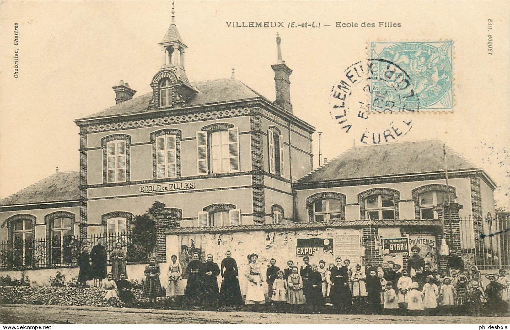 EURE ET LOIR  VILLEMEUX  Ecole Des Filles - Villemeux-sur-Eure