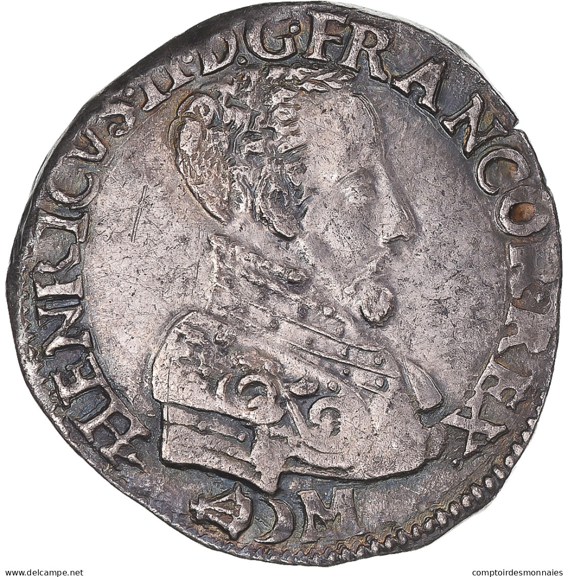 Monnaie, France, Henri II, Teston à La Tête Nue,  Buste B, 1559, Bordeaux, TTB - 1547-1559 Henri II