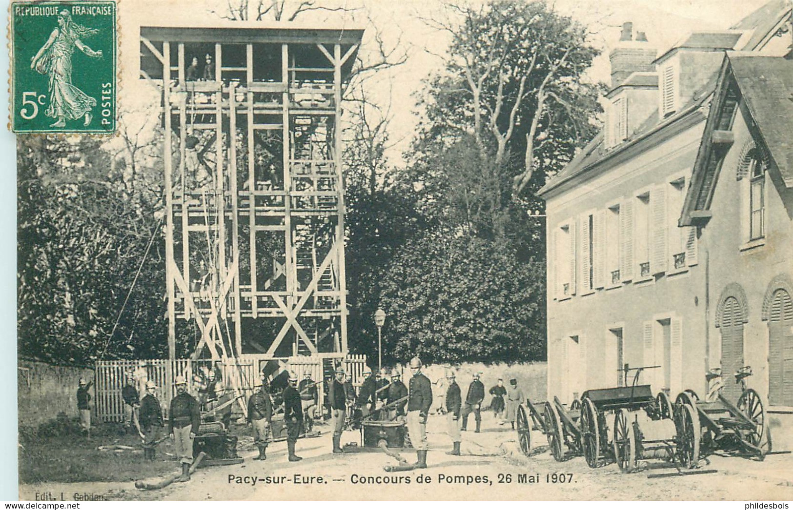 EURE  PACY SUR EURE  Concours De Pompes 26 Mai 1907 - Pacy-sur-Eure