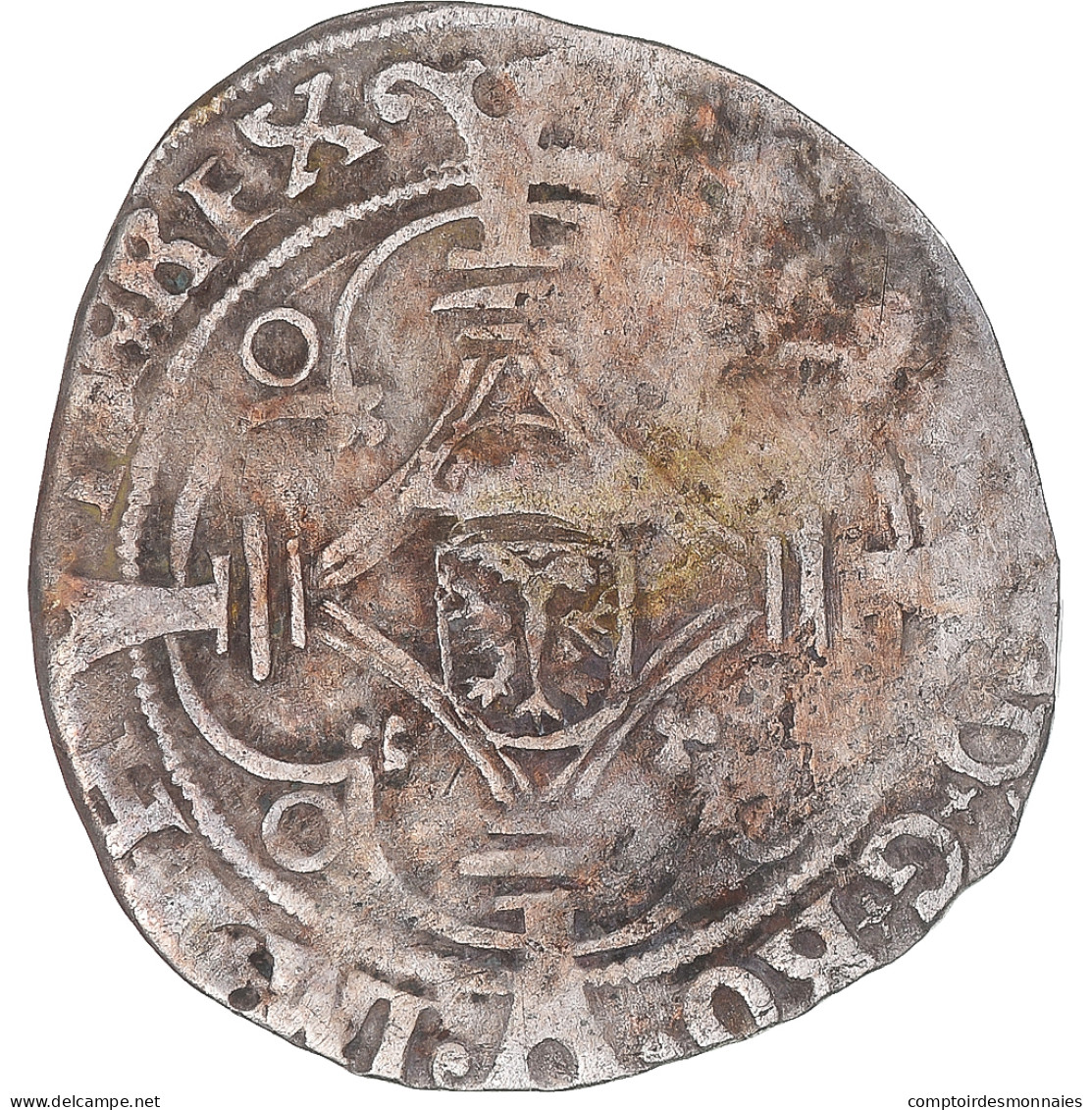 Monnaie, Pays-Bas Espagnols, Charles Quint, Stuiver, 1521-1556, Anvers, TB+ - Spanish Netherlands