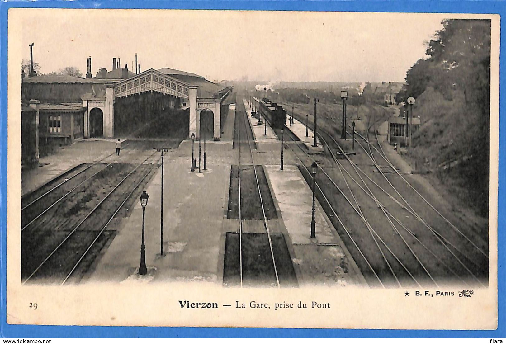 18 - Cher - Vierzon - La Gare Prise Du Pont (N12844) - Vierzon
