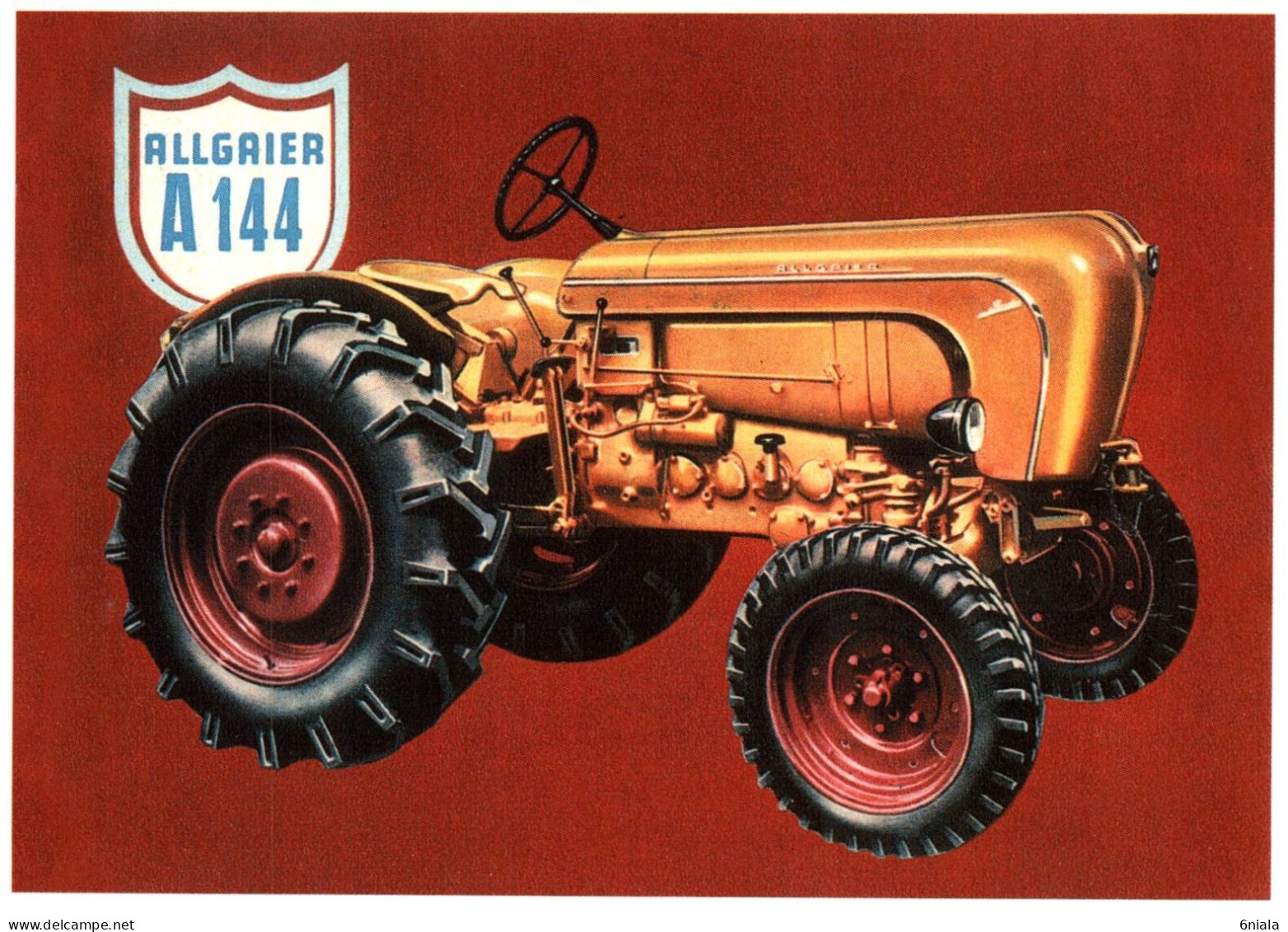 12565 ALLGAIER A144   TRACTEURS  Tracteur Matériel Agricole N° 118  éditions Centenaire .  (2 Scans) - Tracteurs