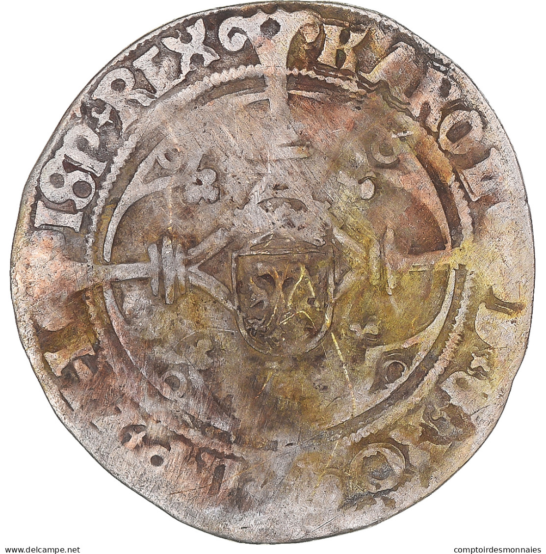 Monnaie, Pays-Bas Espagnols, Charles Quint, Stuiver, 1521-1556, Anvers, TB - Spanische Niederlande