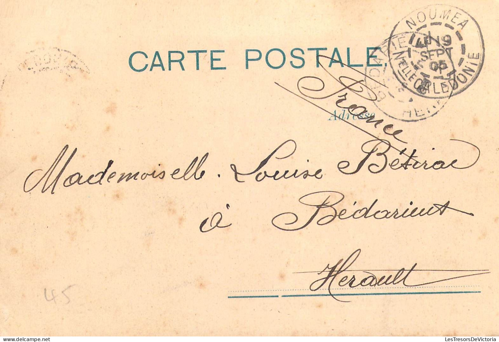 FRANCE - Nouvelle-Calédonie - Avenues De Bourail, Centre De Concessionnaires - Carte Postale Ancienne - Nouvelle Calédonie