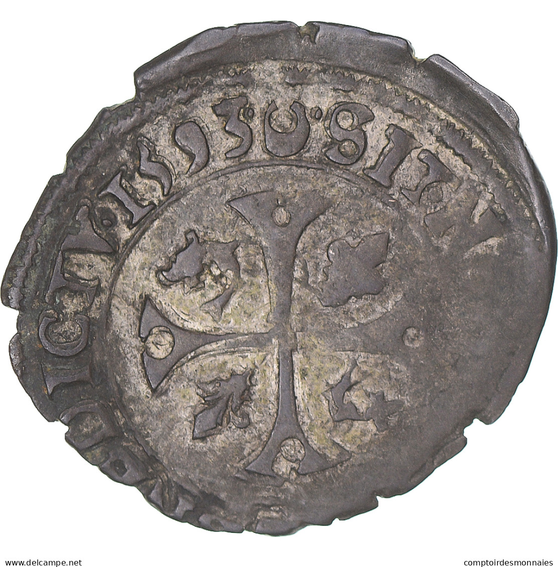 Monnaie, France, Henri IV, Douzain Du Dauphiné, 1593, TB+, Billon, Gadoury:564 - 1589-1610 Enrico IV