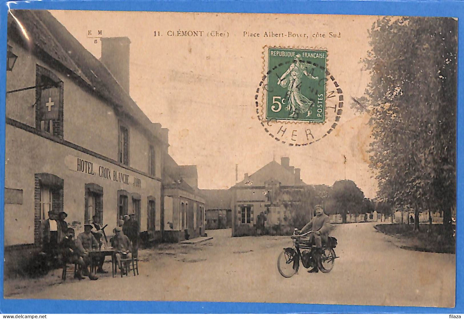 18 - Cher - Clémont - Hotel Croix Blanche (N12855) - Clémont