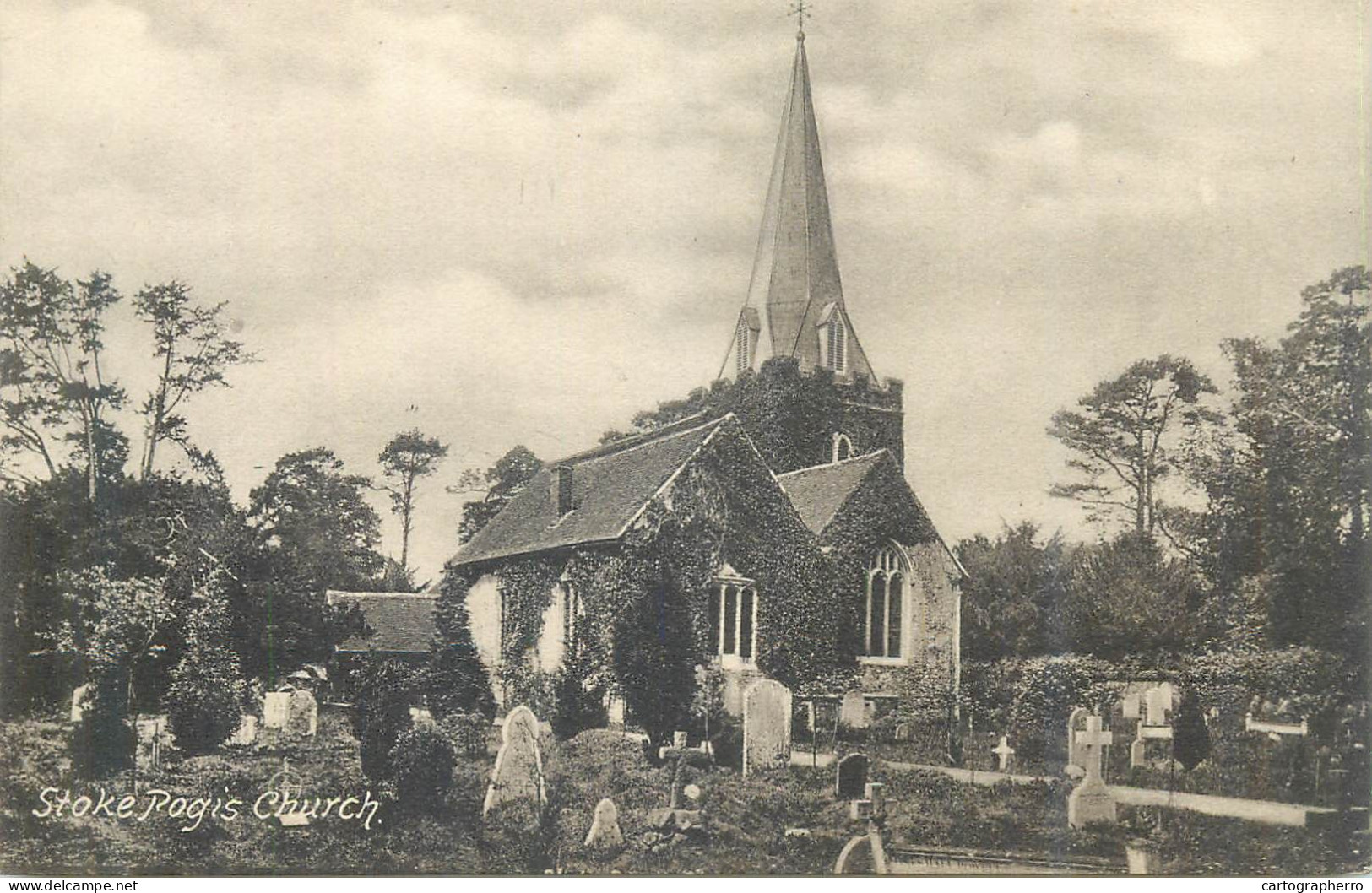 Postcard United Kingdom England Parishes: Stoke Poges - Northamptonshire