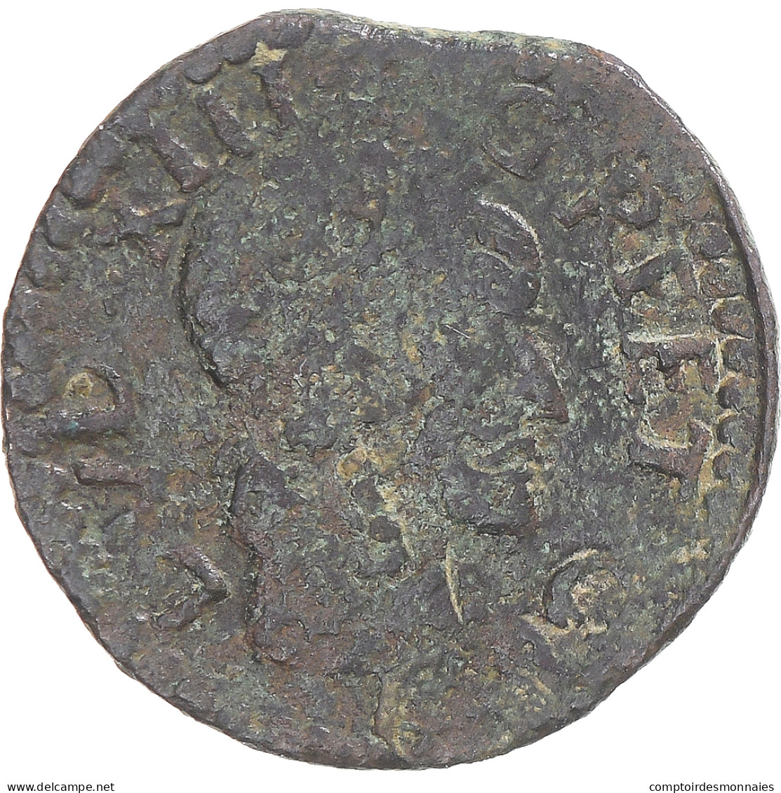 Monnaie, Espagne, CATALONIA, Louis XIII, Seiseno, 1641, Tarrega, TB+, Cuivre - Provincial Currencies
