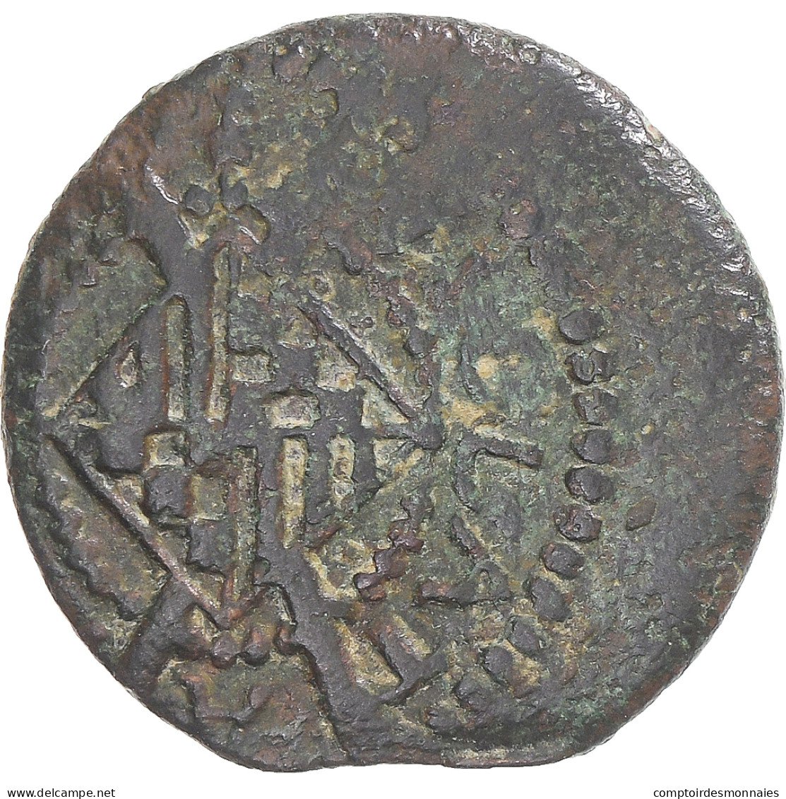 Monnaie, Espagne, CATALONIA, Louis XIII, Seiseno, 1641, Tarrega, TB+, Cuivre - Monete Provinciali