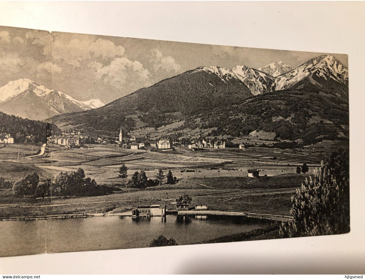 Austria Österreich Igls Tirol Lansersee Lanser See Hotel Boat Habicht Waldrast Town 16395 Post Card POSTCARD - Igls