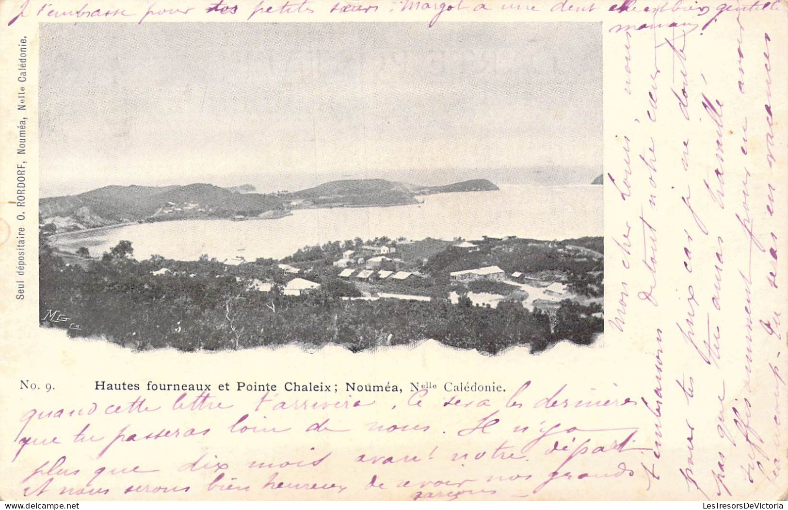 FRANCE - Nouvelle-Calédonie - Nouméa - Hautes Fourneaux Et Pointe Chaleix - Carte Postale Ancienne - Nouvelle Calédonie