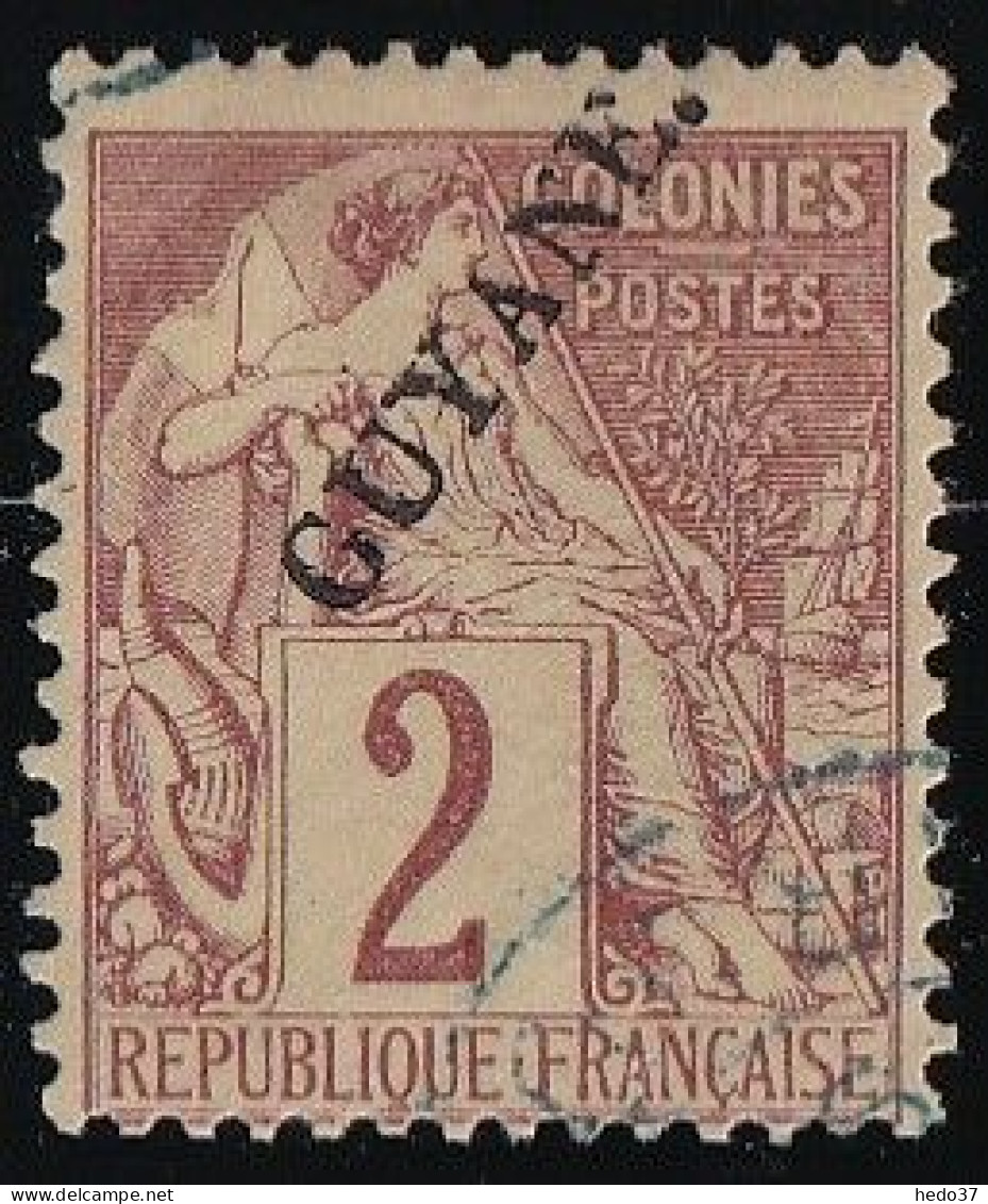 Guyane N°17 - Oblitéré - TB - Usados