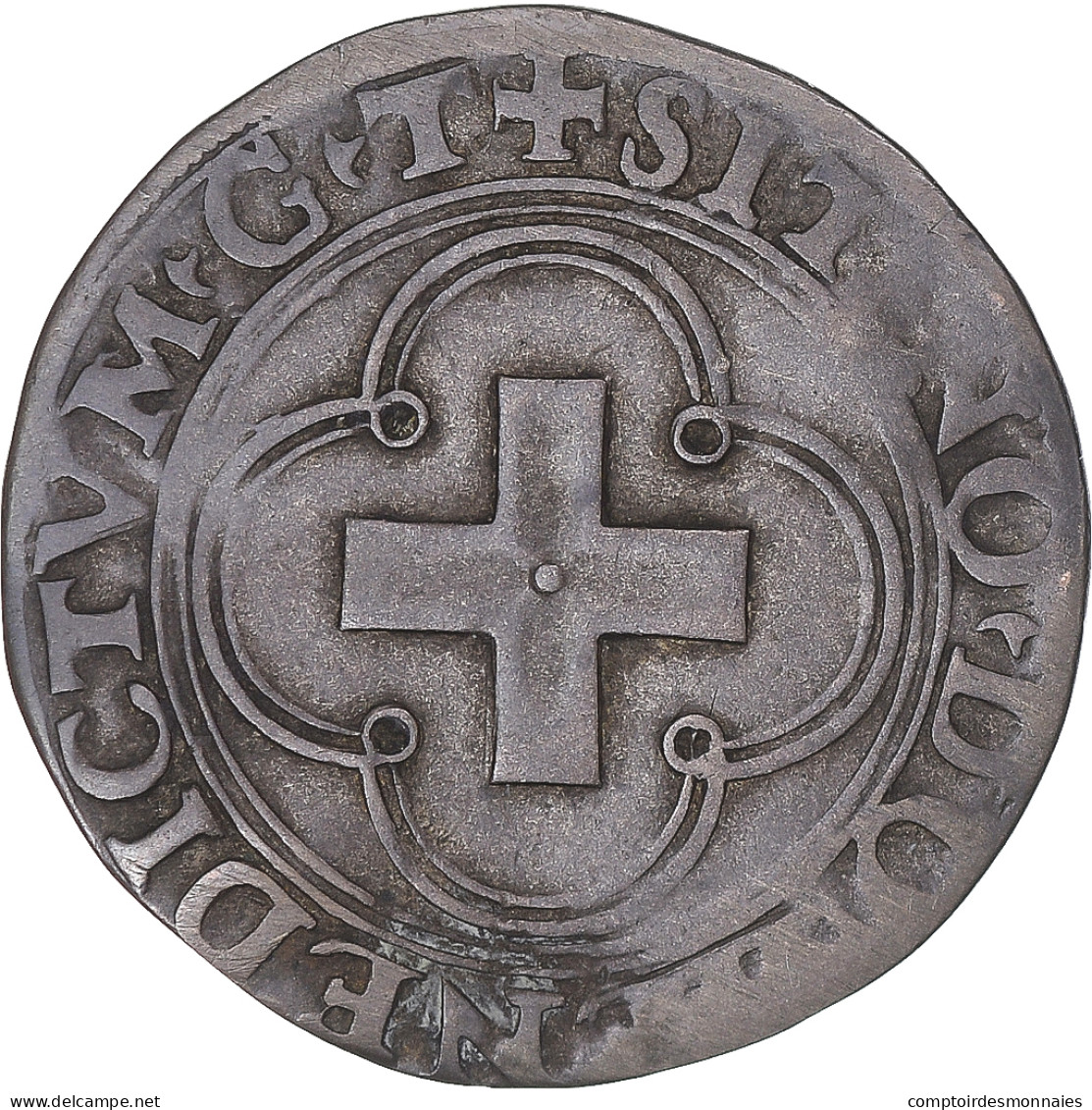 Monnaie, France, François Ier, Douzain à La Croisette, 1515-1547, Turin, TTB - 1515-1547 François 1er