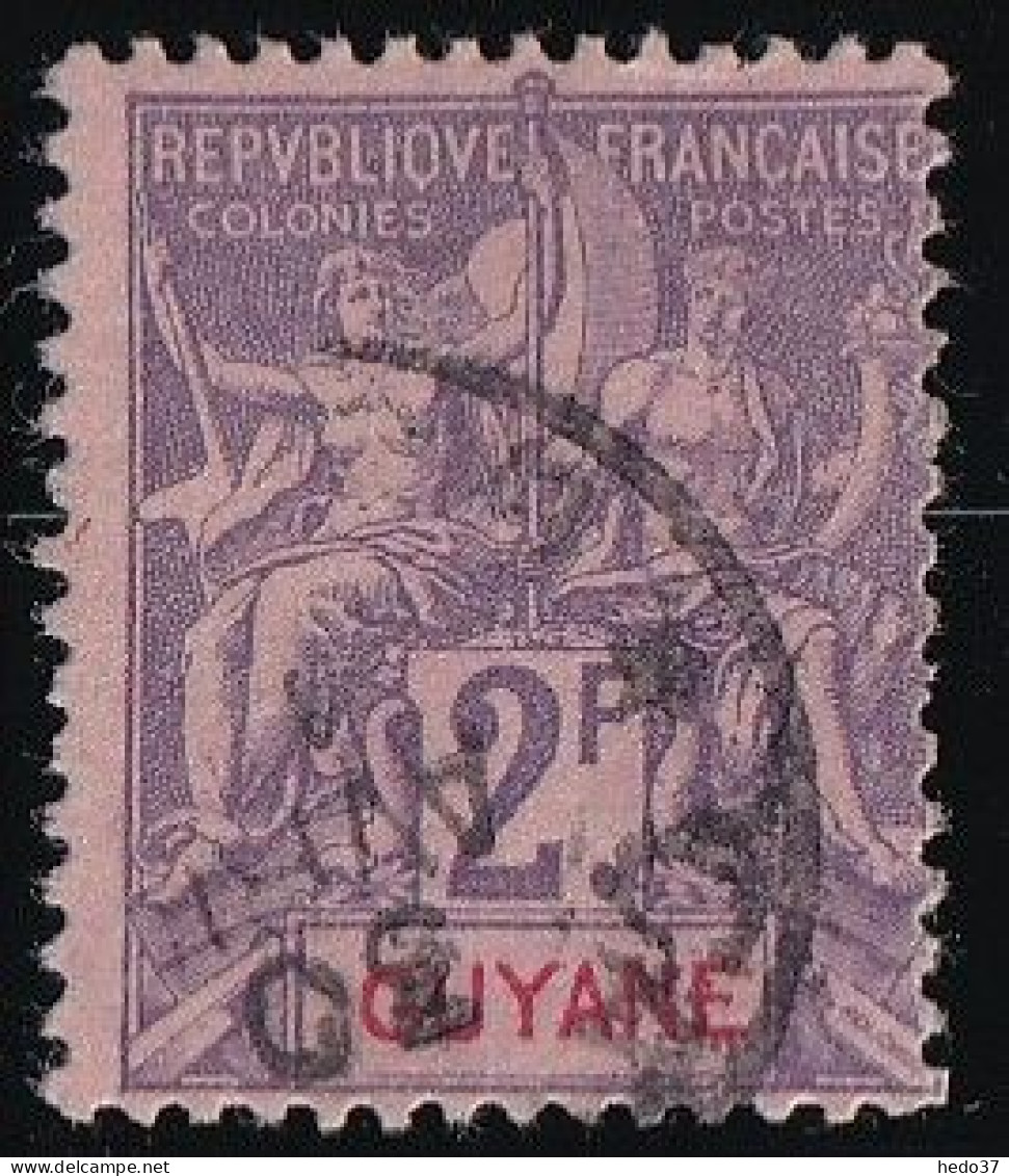 Guyane N°48 - Oblitéré - TB - Gebraucht