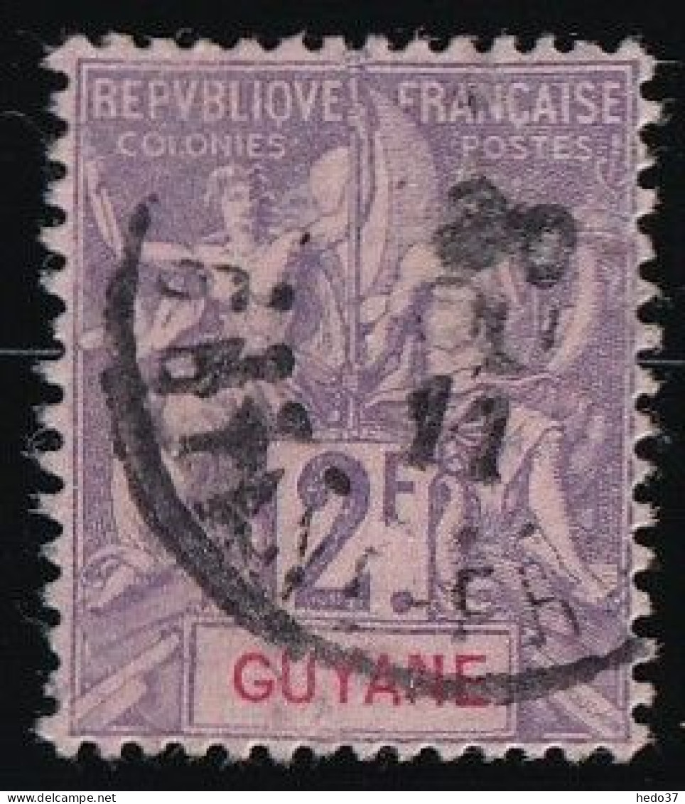 Guyane N°48 - Oblitéré - TB - Usati