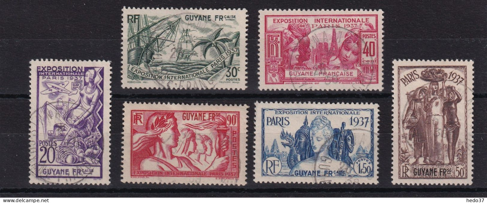 Guyane N°143/148 - Oblitéré - TB - Used Stamps