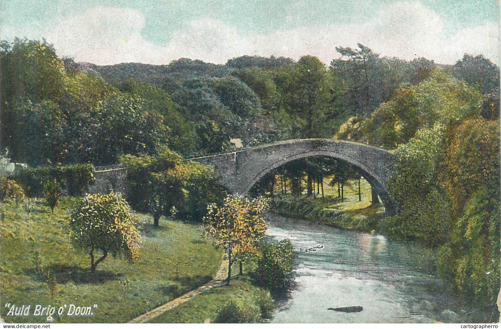 Postcard Scotland  Brig O' Doon - Ayrshire