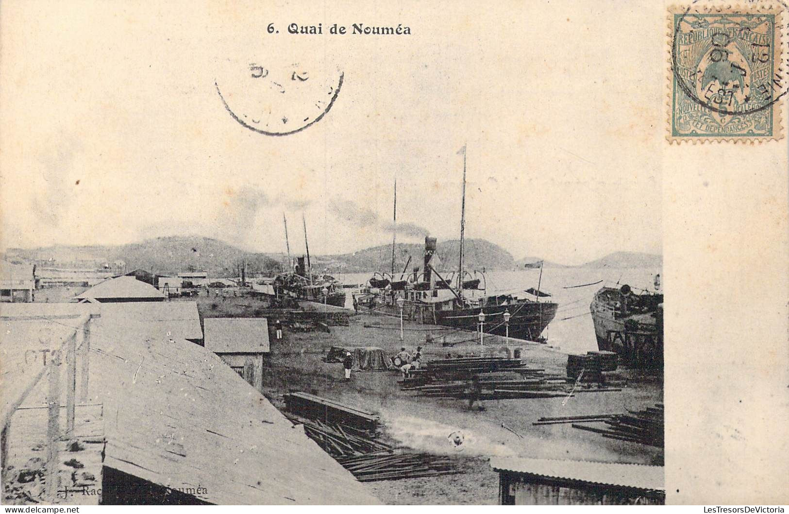 FRANCE - Nouvelle Calédonie - Quai De Nouméa - Carte Postale Ancienne - Nouvelle Calédonie