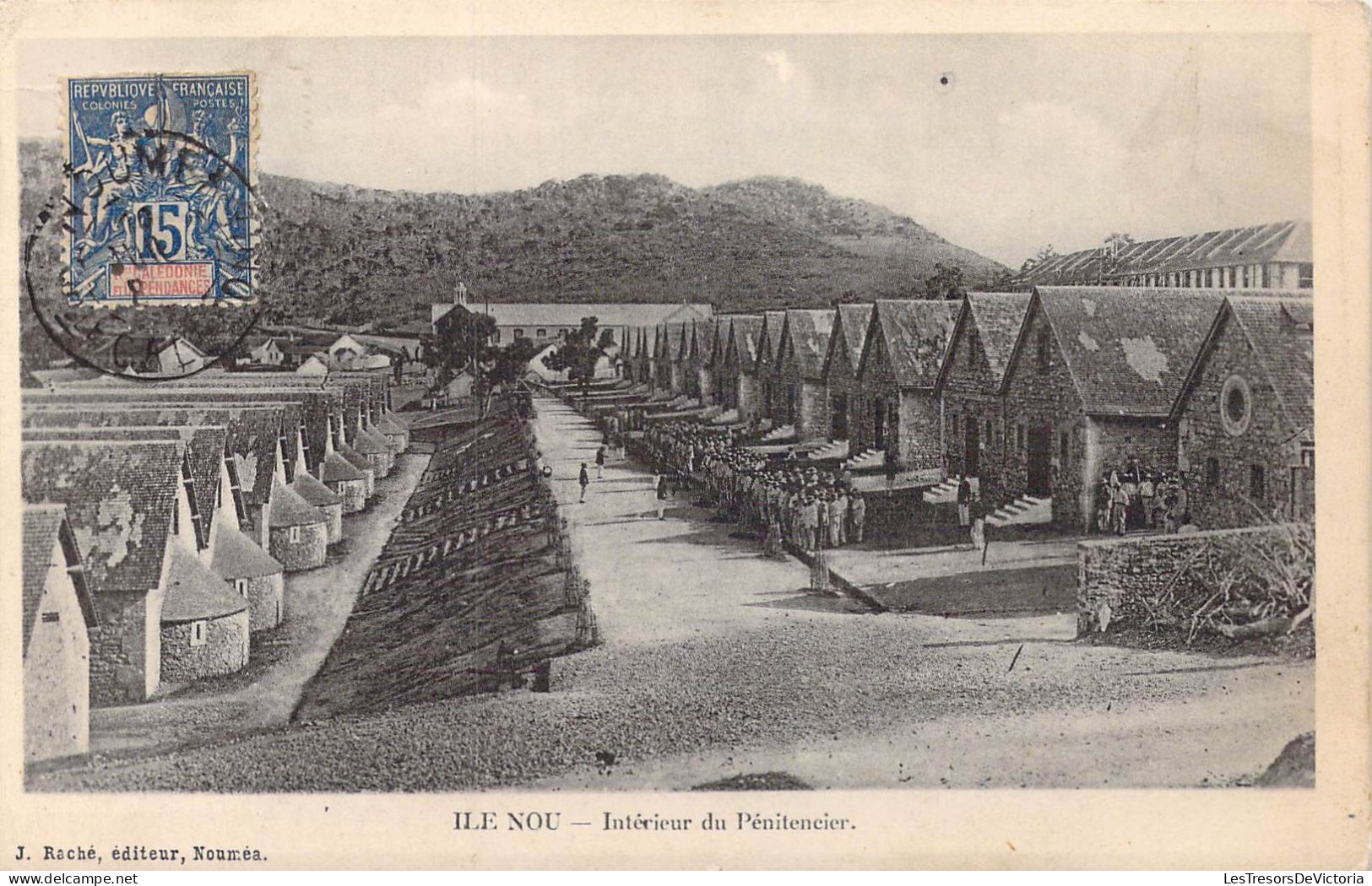 FRANCE - Nouvelle Calédonie - Ile Nou - Intérieur Du Pénitencier - Carte Postale Ancienne - Nouvelle Calédonie