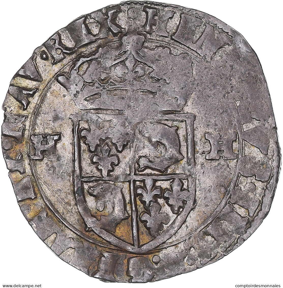 Monnaie, France, Henri IV, Douzain Du Dauphiné, 1594, Grenoble, TB+, Billon - 1589-1610 Heinrich IV.