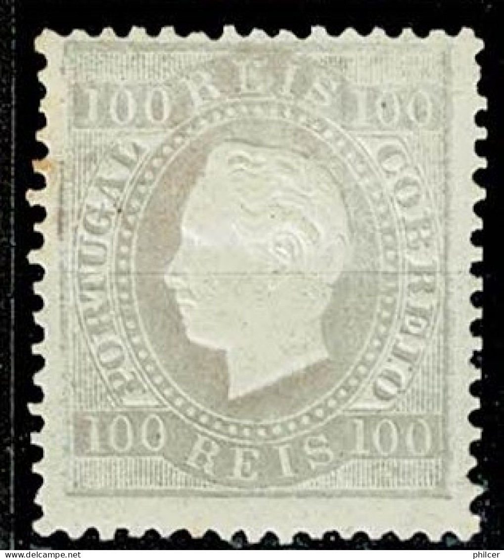 Portugal, 1870/6, # 43 Dent. 12 1/2, Tipo I, MH - Ongebruikt