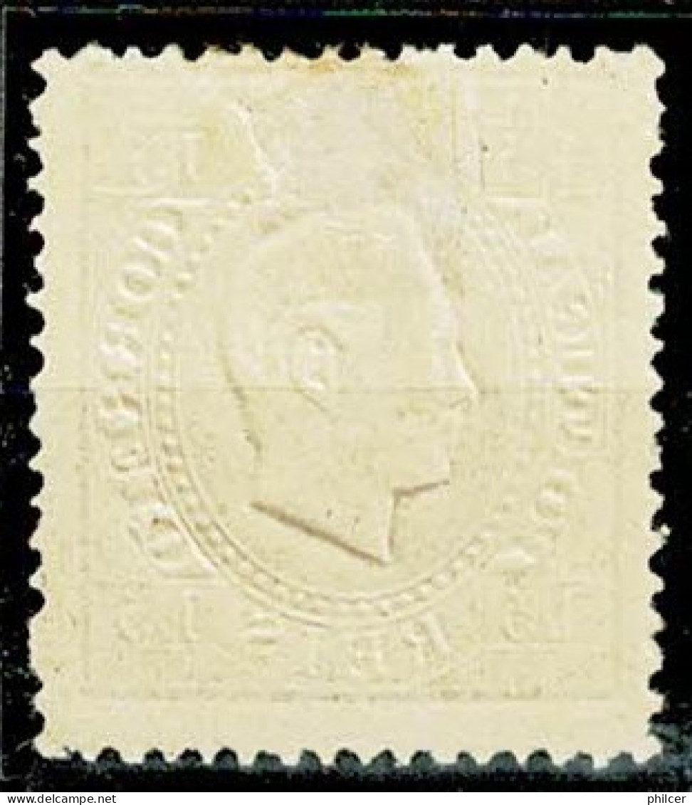 Portugal, 1870/6, # 38f Dent. 13 1/2, Tipo I, MH - Unused Stamps