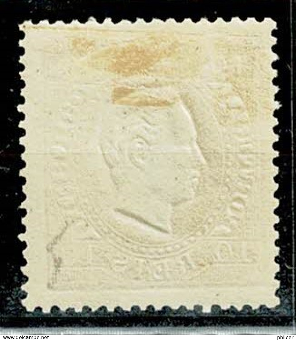 Portugal, 1870/6, # 37c Dent. 13 1/2, MH - Ongebruikt