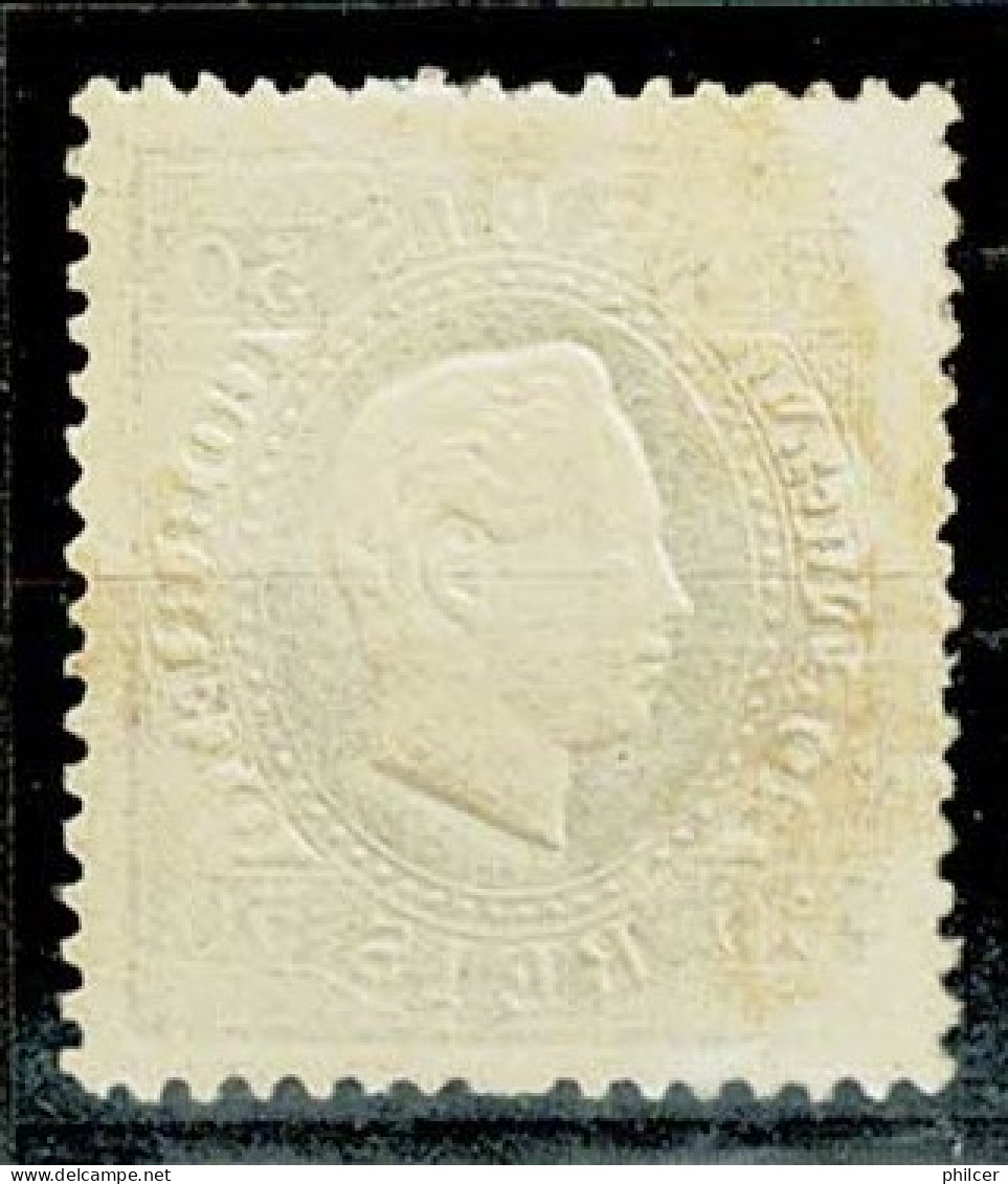 Portugal, 1879/80, # 50c Dent. 13 1/2, Tipo II, P. Liso MH - Ongebruikt