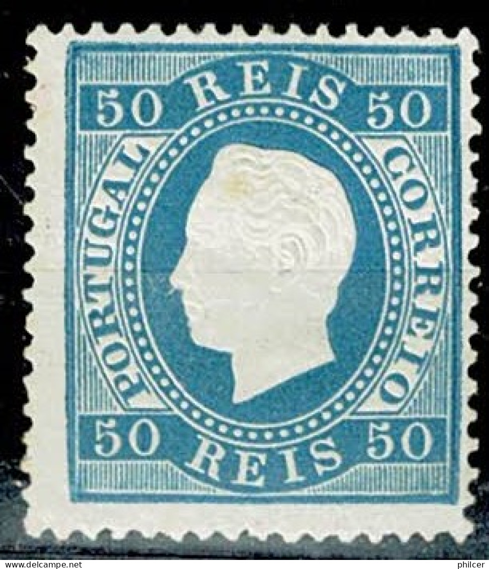 Portugal, 1879/80, # 50c Dent. 13 1/2, Tipo II, P. Liso MH - Neufs