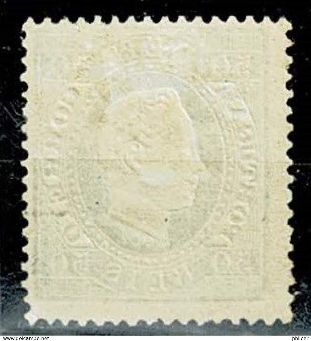 Portugal, 1879/80, # 50c Dent. 13 1/2, Tipo II, P. Liso MH - Ungebraucht