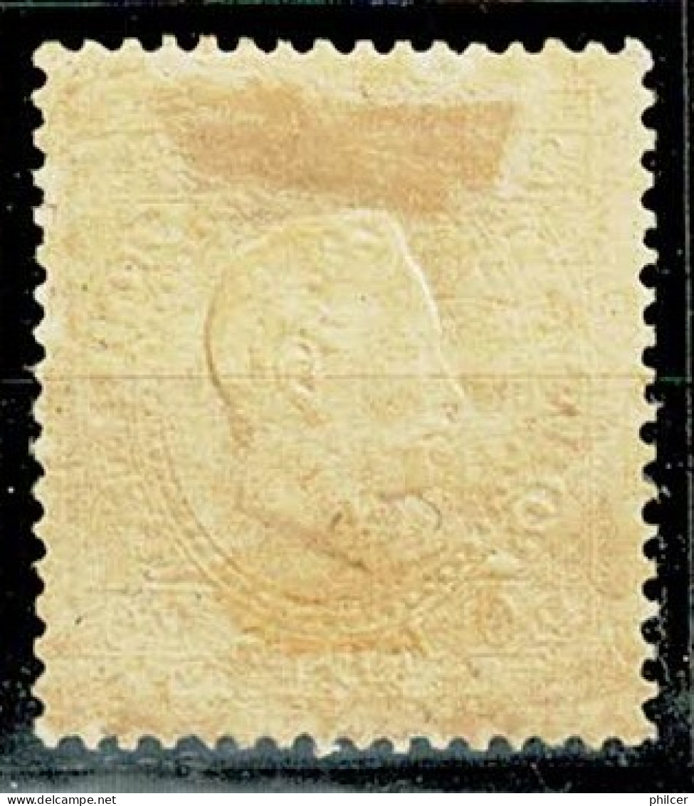 Portugal, 1884, # 66b Dent. 13 1/2, Tipo VI, P. Porcelana, MH - Ongebruikt