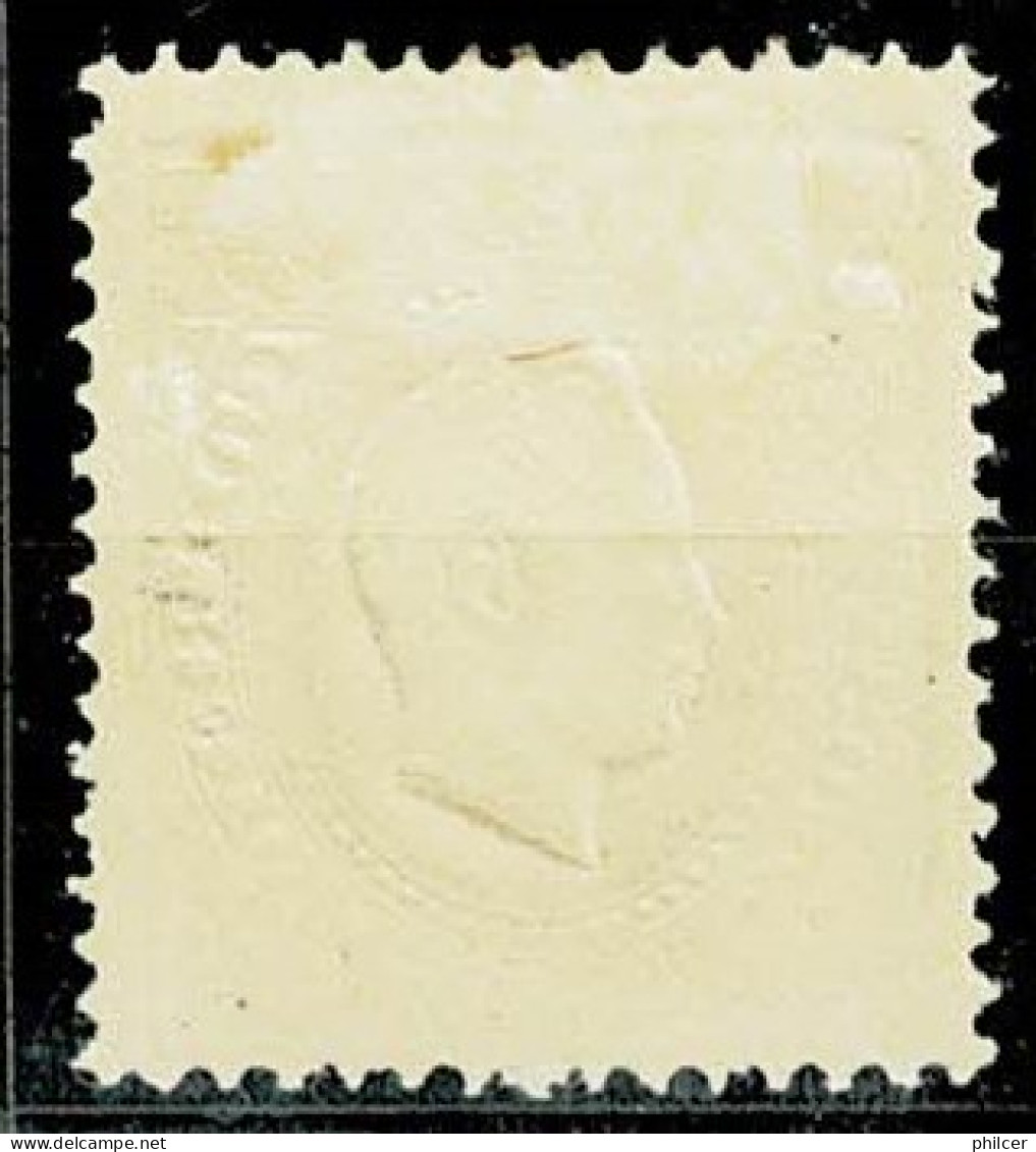 Portugal, 1870/6, # 42i Dent. 12 1/2, MH - Unused Stamps
