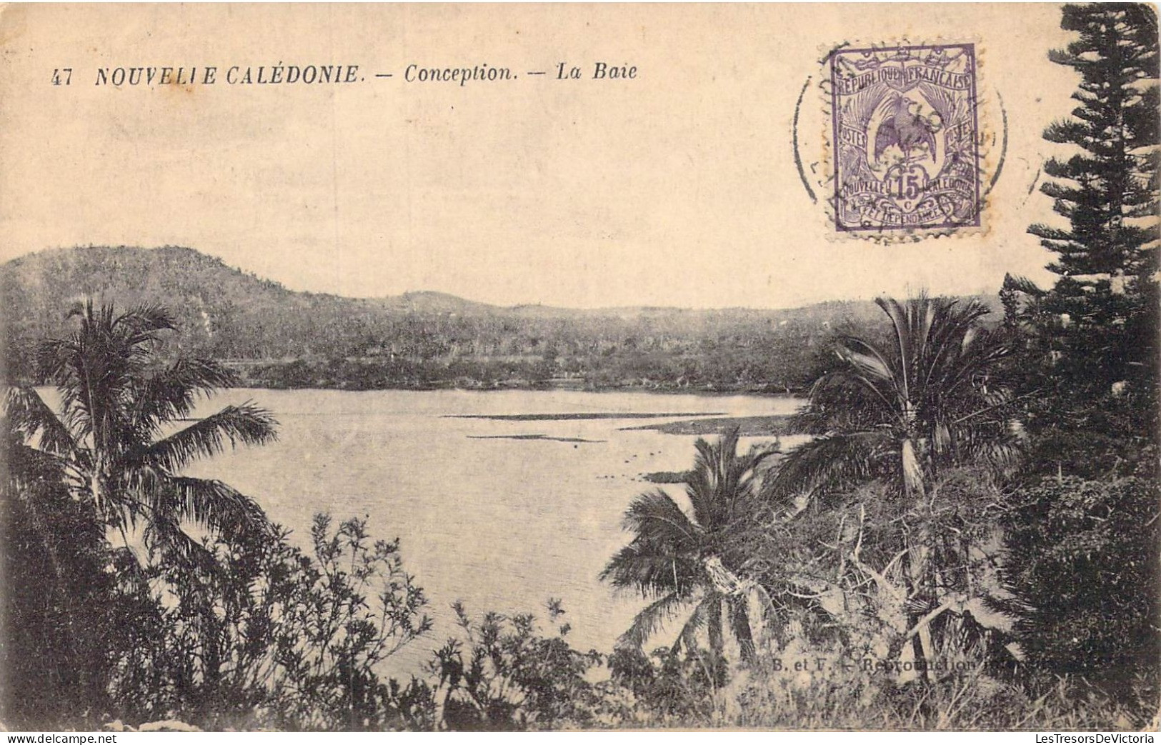 FRANCE - Nouvelle Calédonie - Conception - La Baie - Carte Postale Ancienne - Nouvelle Calédonie